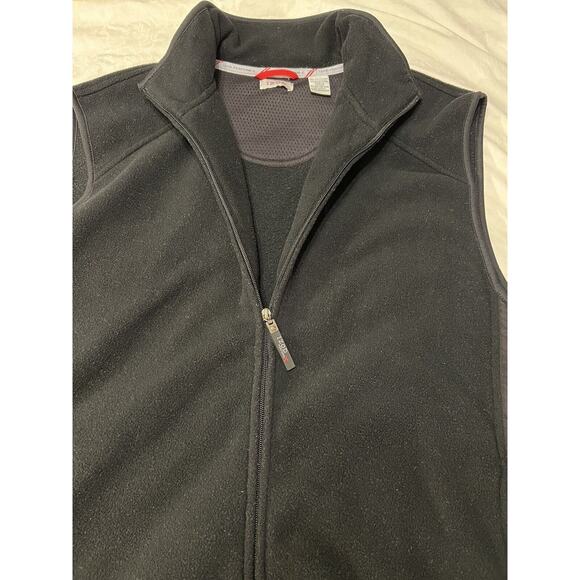 IZOD PERFORM-X Black Men's Fleece Vest--Size Large - Picture 8 of 14